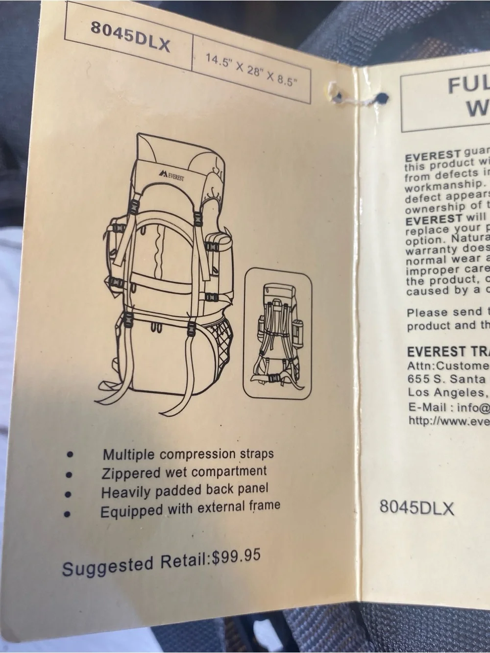 Everest Designs everest 8045dlx